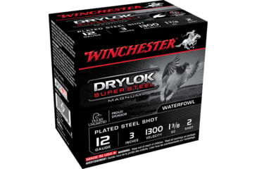 opplanet winchester drylok 12 gauge 1 3 8 oz 3in centerfire shotgun ammo 25 rounds xsm1232 main