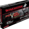 opplanet winchester power max bonded 270 winchester 130 grain bonded rapid expansion protected hollow point centerfire rifle ammo 20 rounds x2705bp main