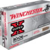 opplanet winchester super x rifle 30 06 springfield 125 grain jacketed soft point brass cased centerfire rifle ammo 20 rounds x30062 main