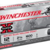 opplanet winchester super x shotshell 12 gauge 1 oz 2 75in centerfire shotgun slug ammo 5 rounds x12rs15 main