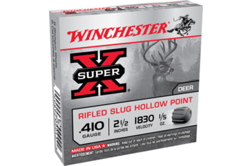opplanet winchester super x shotshell 410 bore 1 5 oz 2 5in centerfire shotgun slug ammo 15 rounds x41rs5vp main