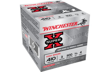 opplanet winchester super x shotshell 410 bore 3 4 oz 3in centerfire shotgun ammo 25 rounds x413h4 main
