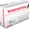 opplanet winchester usa handgun 38 special 130 grain full metal jacket centerfire pistol ammo 50 rounds q4171 main