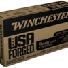 opplanet winchester usa handgun forged 9mm luger 115 grain full metal jacket steel centerfire pistol ammo 50 rounds win9sv main