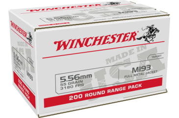 opplanet winchester win ammo usa 5 56x45 case lot 55gr fmj 800rd case